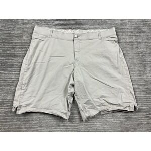 Platinum Label Shorts Women 20W Khaki Tan Platinum Label Stretch Chino Plus Size